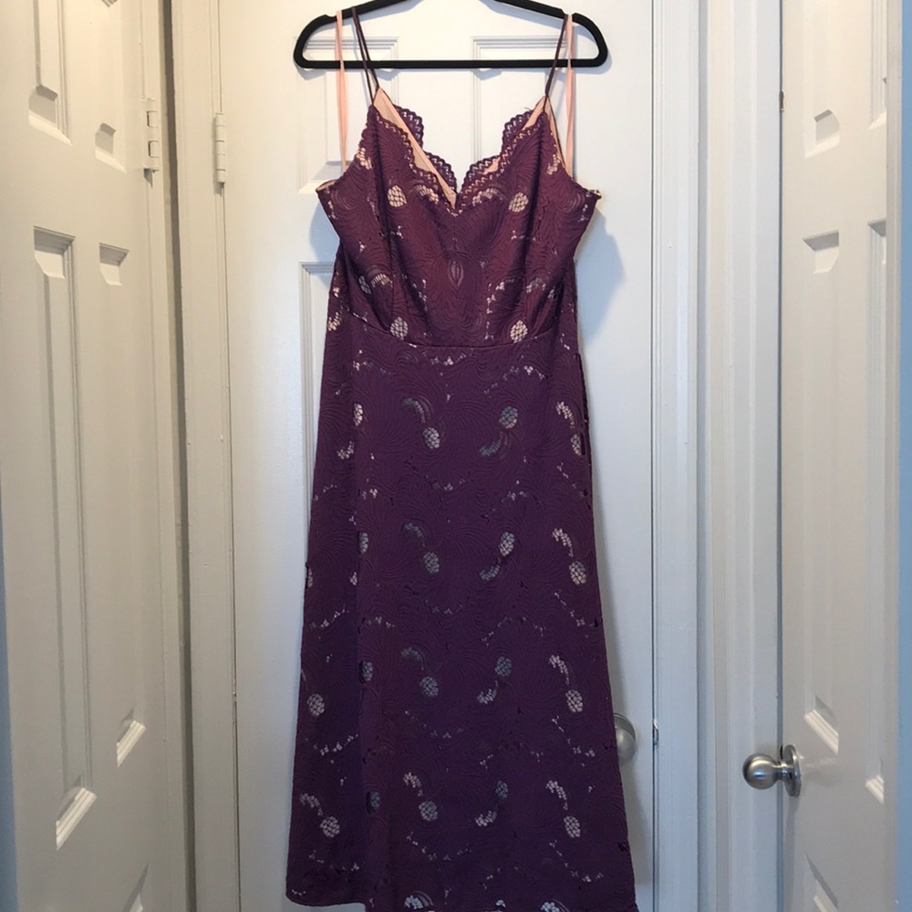 Moulinette Soeurs Purple Lace Dress